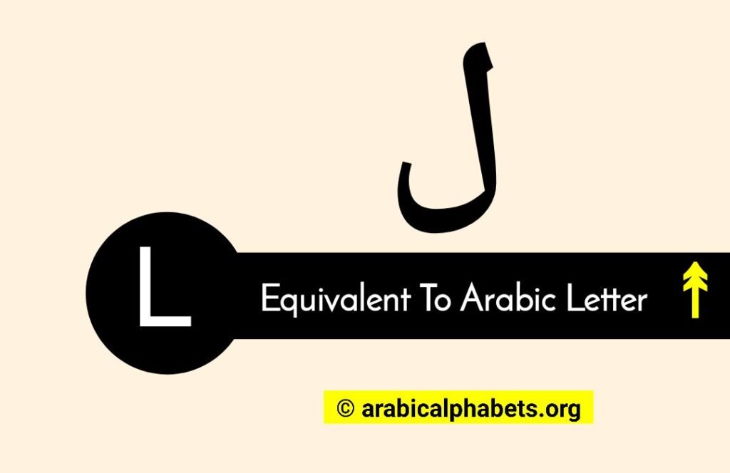 How To Write L In Arabic