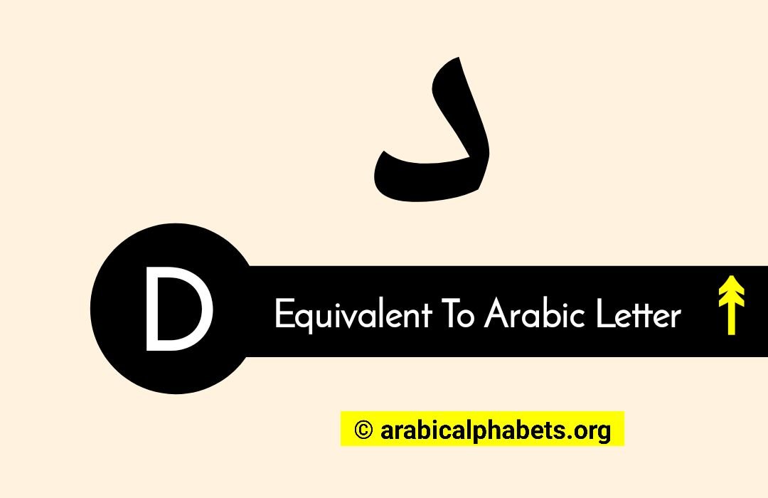 Letter D In Arabic 