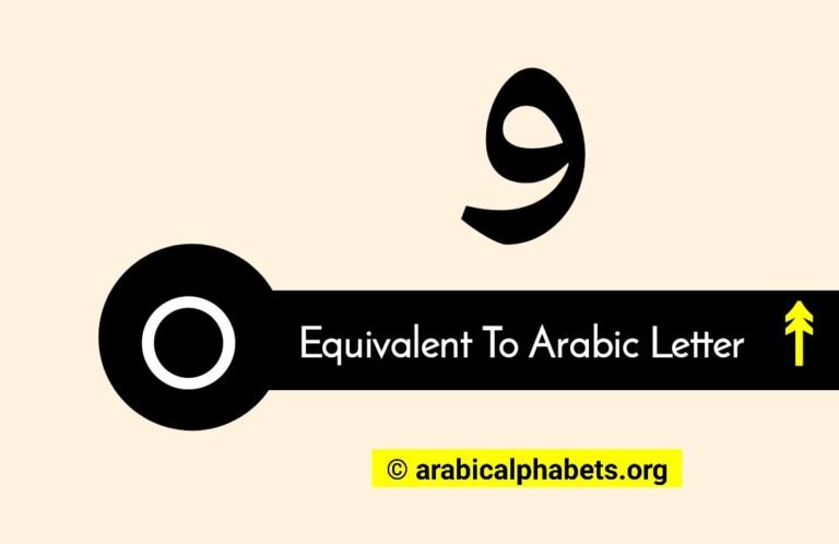Unlock the Hidden Meaning of ‘O’ in the Arabic Alphabet